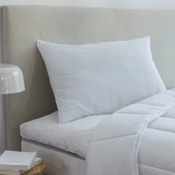 Hoofdkussen<Blancheporte Hoofdkussen in microvezel, medium comfort wit
