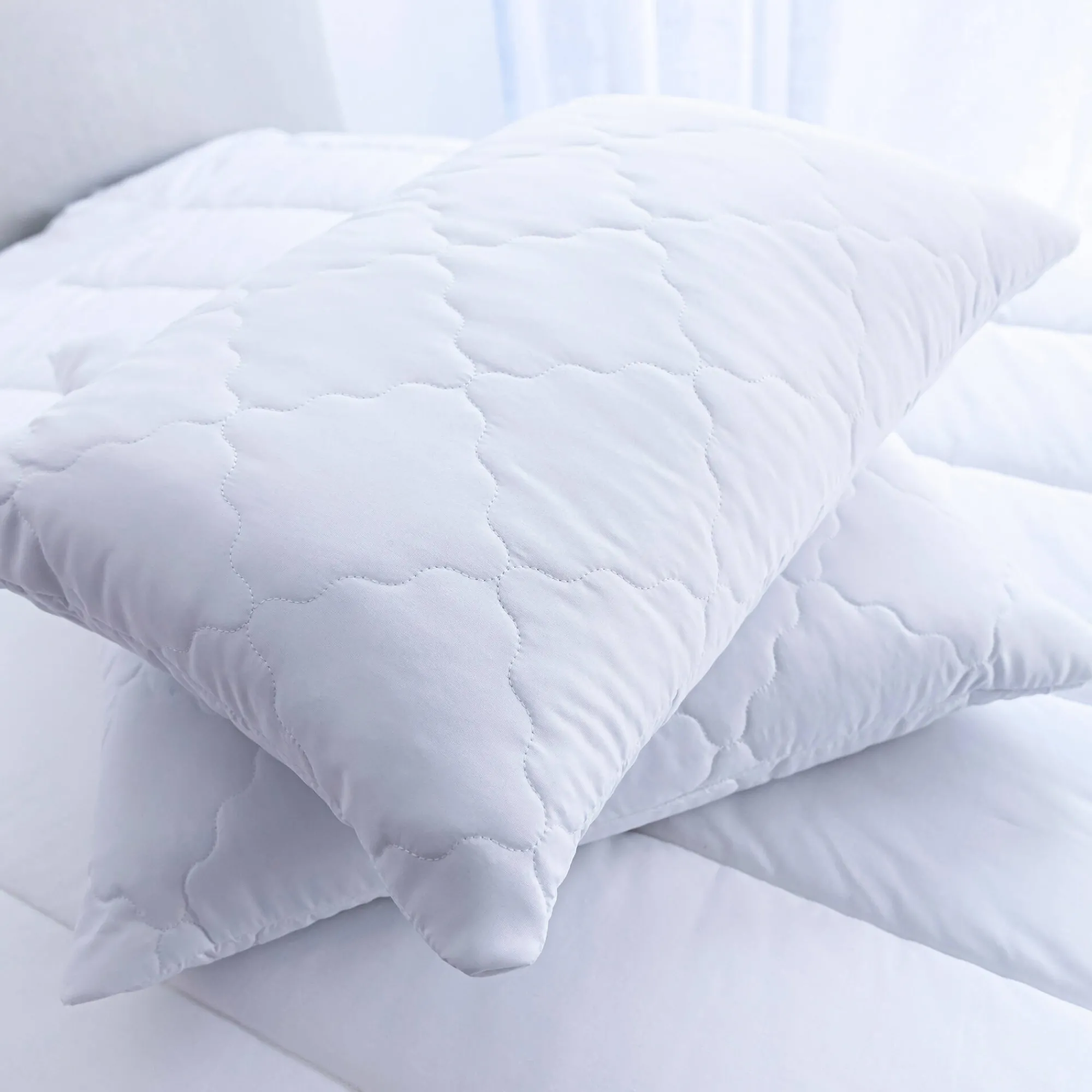 Hoofdkussen<Blancheporte Hoofdkussen voor de nek, stevig comfort wit