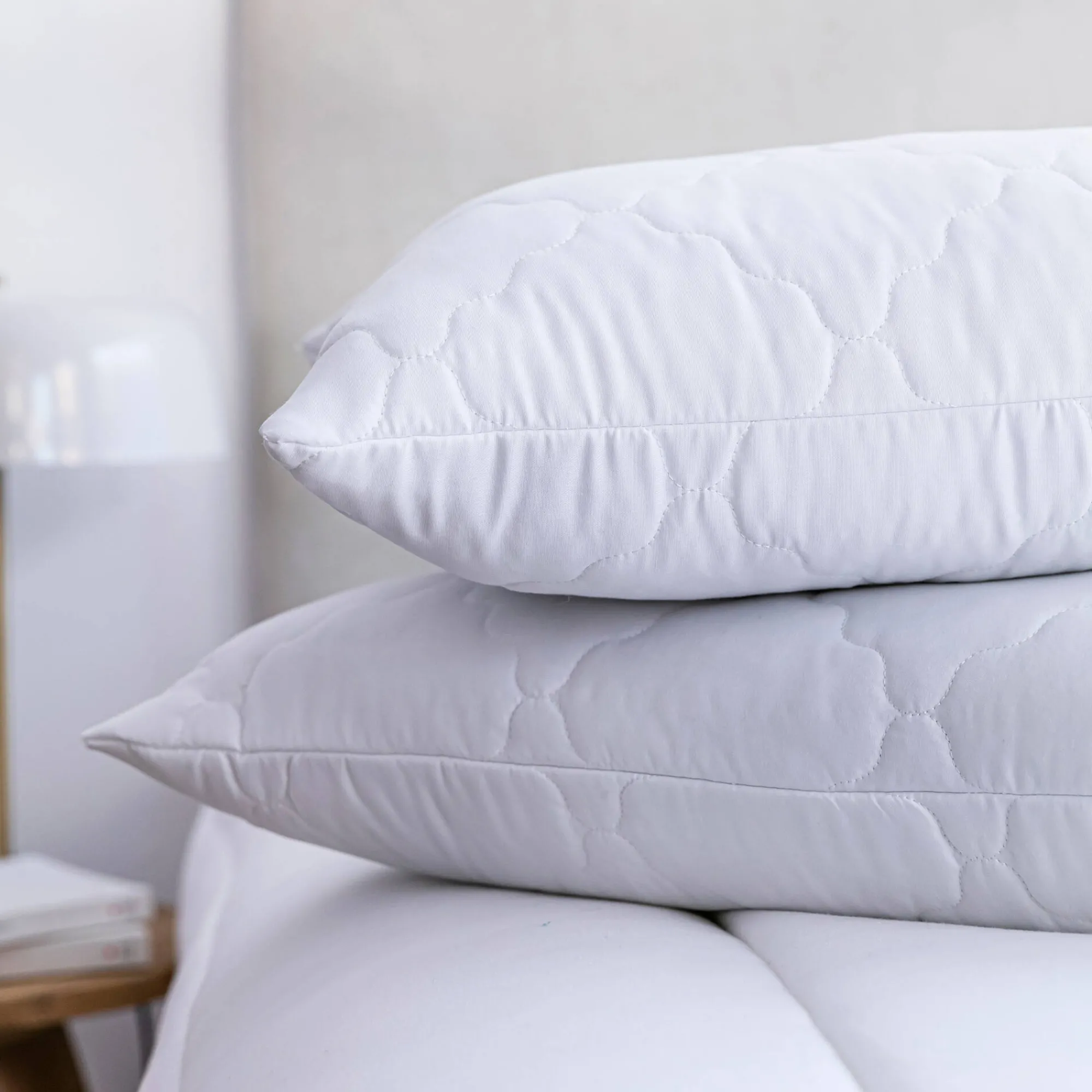 Hoofdkussen<Blancheporte Hoofdkussen voor de nek, stevig comfort wit