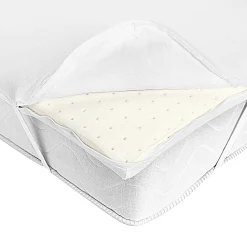 Matrasbeschermer<Blancheporte Housse imperméable extensible et élastiquée pour surmatelas wit