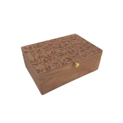 Decoratieartikel<Blancheporte Houten juwelenbox naturel