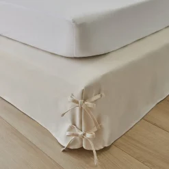 Integrale Bedrok<Blancheporte Integrale bedrok met strook en striklintjes met zakjes ecru