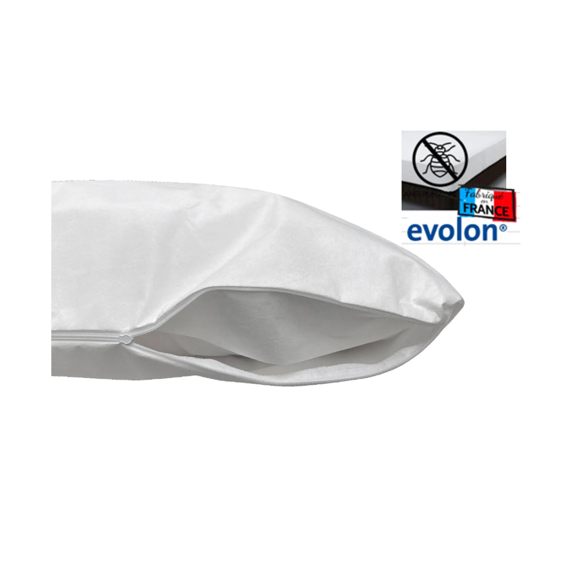 Hoofdkussenhoes<Blancheporte Integrale hoofdkussenhoes Evolon® wit