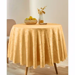 Feesttafel|Tafellaken En Tafelloper<Blancheporte Jacquard tafellaken in damast zonnebloem