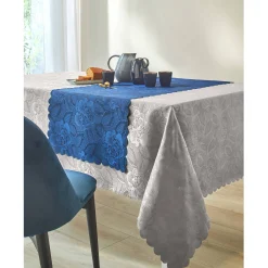 Feesttafel|Tafellaken En Tafelloper<Blancheporte Jacquard tafellaken in damast middelgrijs