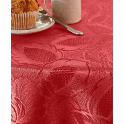 Feesttafel|Tafellaken En Tafelloper<Blancheporte Jacquard tafellaken in damast tomette