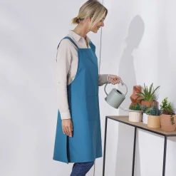 Schorten<Blancheporte Japanse keukenschort in katoen blauw