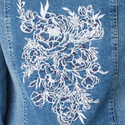 Jas En Mantel<Blancheporte Jasje in jeans met borduursel bleached