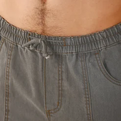 Jeans<Blancheporte Jeans in lichte denim met elastische taille grijs