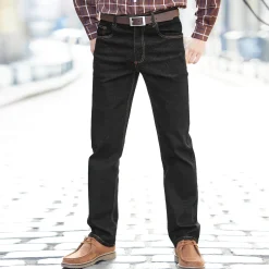 Jeans<Blancheporte Jeans met 5 zakken in rekbaar katoen - binnenpijplengte 82 cm black