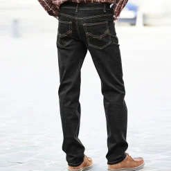 Jeans<Blancheporte Jeans met 5 zakken in rekbaar katoen - binnenpijplengte 82 cm black