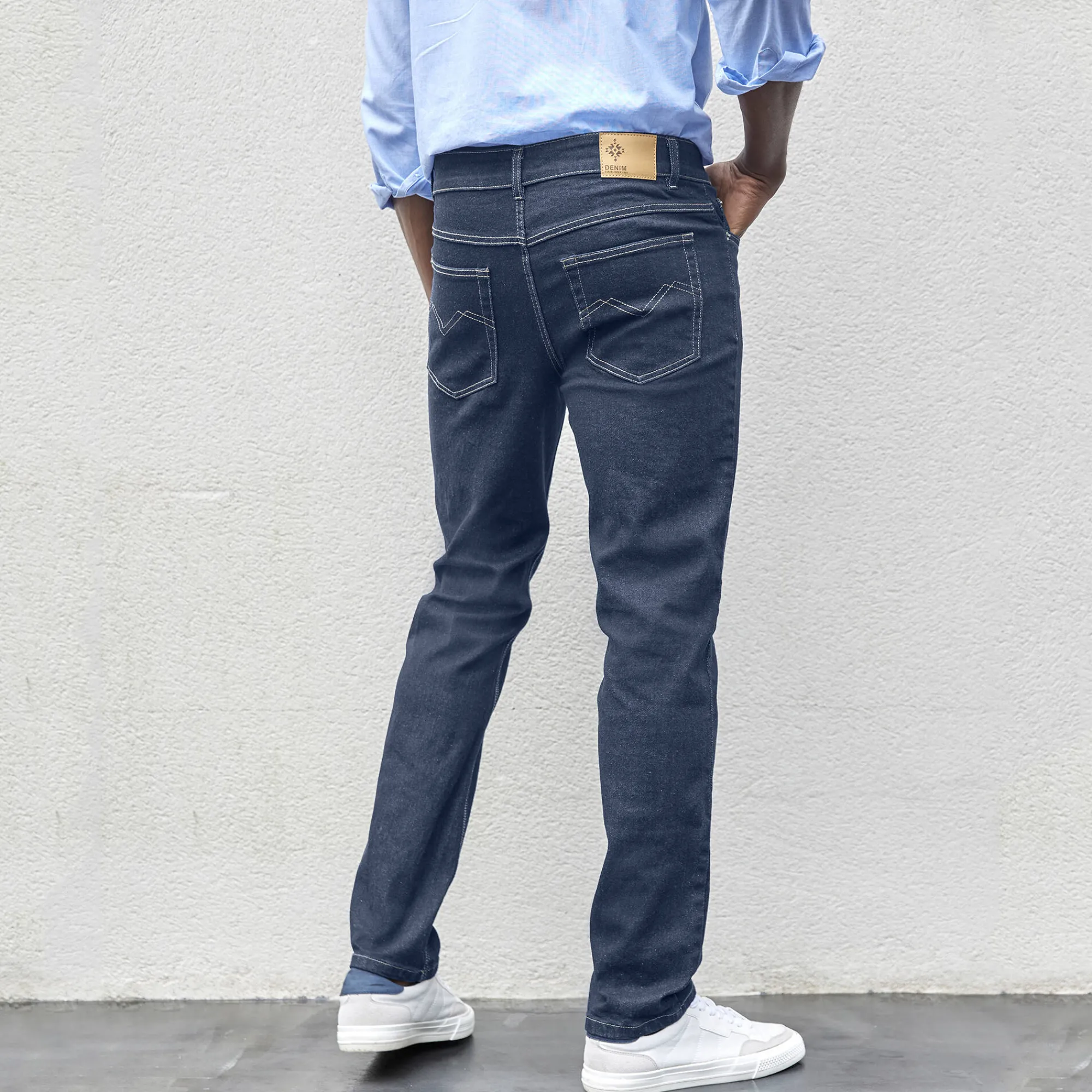 Jeans<Blancheporte Jeans met 5 zakken in rekbaar katoen - binnenpijplengte 82 cm raw