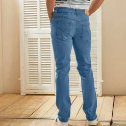 Jeans<Blancheporte Jeans met 5 zakken in rekbaar katoen - binnenpijplengte 82 cm bleached