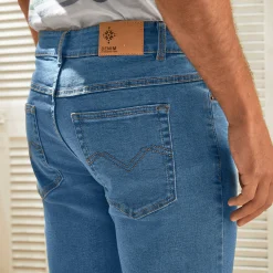 Jeans<Blancheporte Jeans met 5 zakken in rekbaar katoen - binnenpijplengte 82 cm bleached