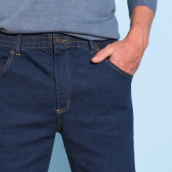 Jeans<Blancheporte Jeans met elastische taille - binnenpijpl. 72 cm raw
