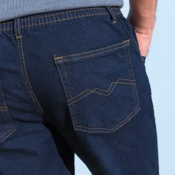 Jeans<Blancheporte Jeans met elastische taille - binnenpijpl. 72 cm raw