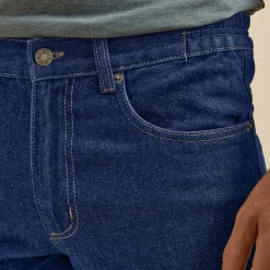 Jeans<Blancheporte Jeans met elastische tailleband opzij - binnenpijplengte 72 cm raw
