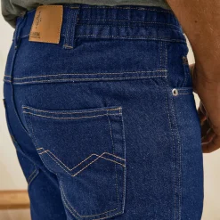 Jeans<Blancheporte Jeans met elastische tailleband opzij - binnenpijplengte 72 cm raw
