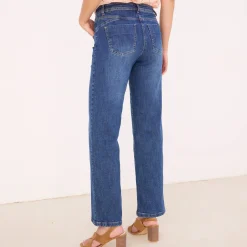 Jeans<Blancheporte Jeans met ruim model, 5 zakken stone