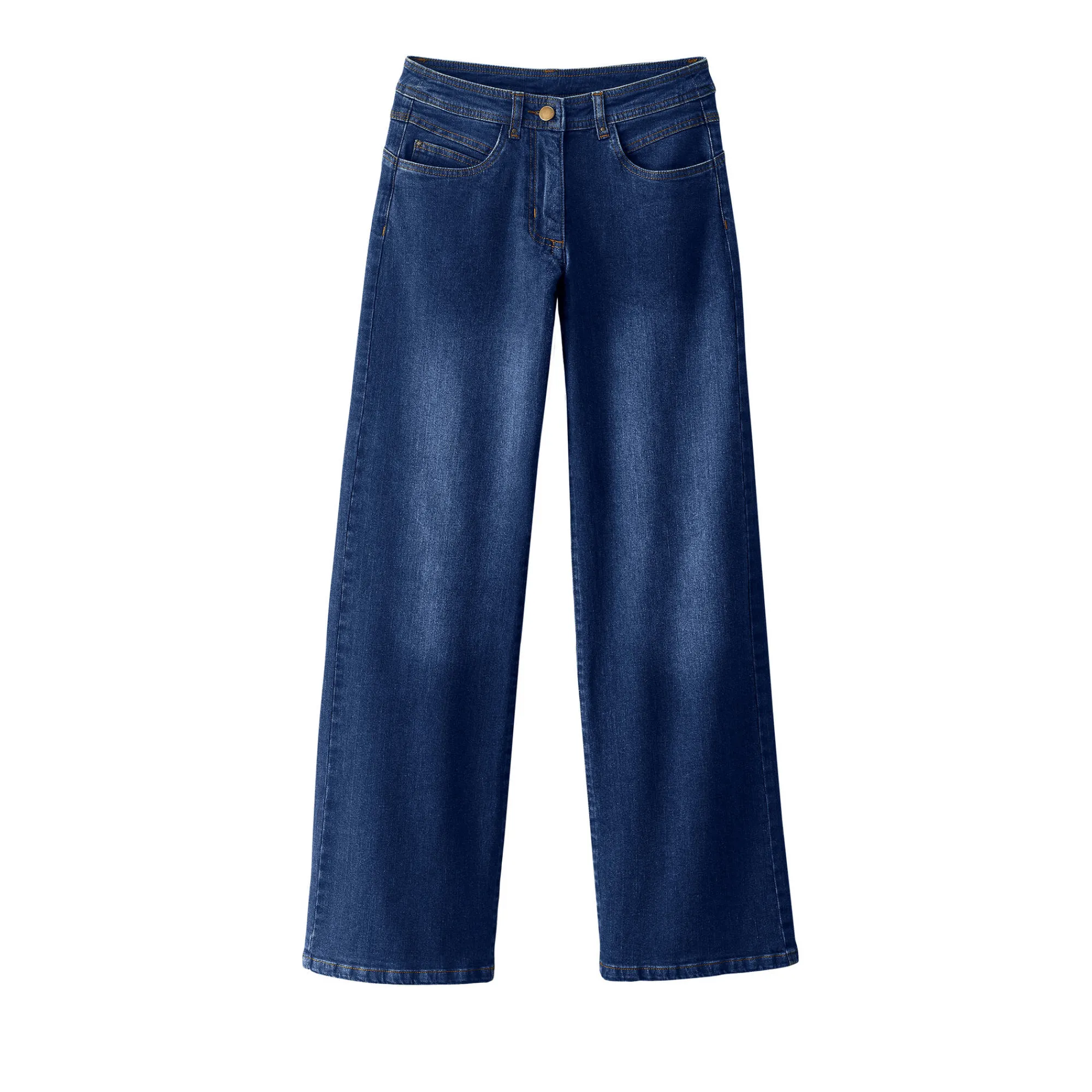 Jeans<Blancheporte Jeans met ruim model, 5 zakken stone