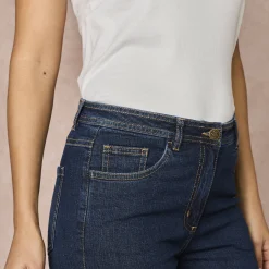 Jeans<Blancheporte Jeans met wijde pijpen, 5 zakken raw