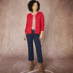 Jeans<Blancheporte Jeans met wijde pijpen, 5 zakken raw