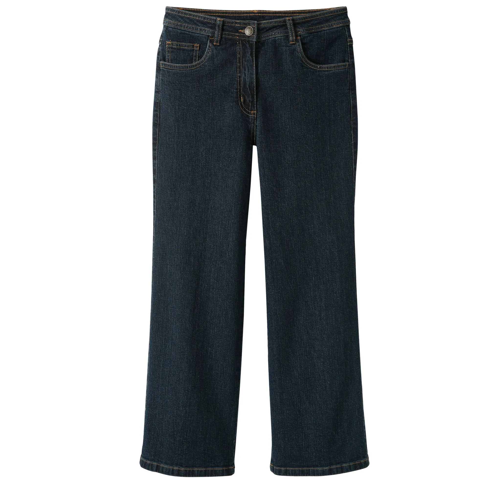 Jeans<Blancheporte Jeans met wijde pijpen, 5 zakken raw