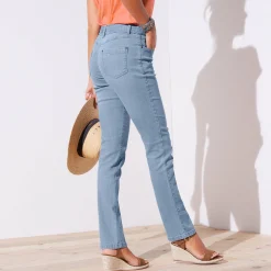 Jeans|Broek<Blancheporte Jeans voor kleine lengtes bleached
