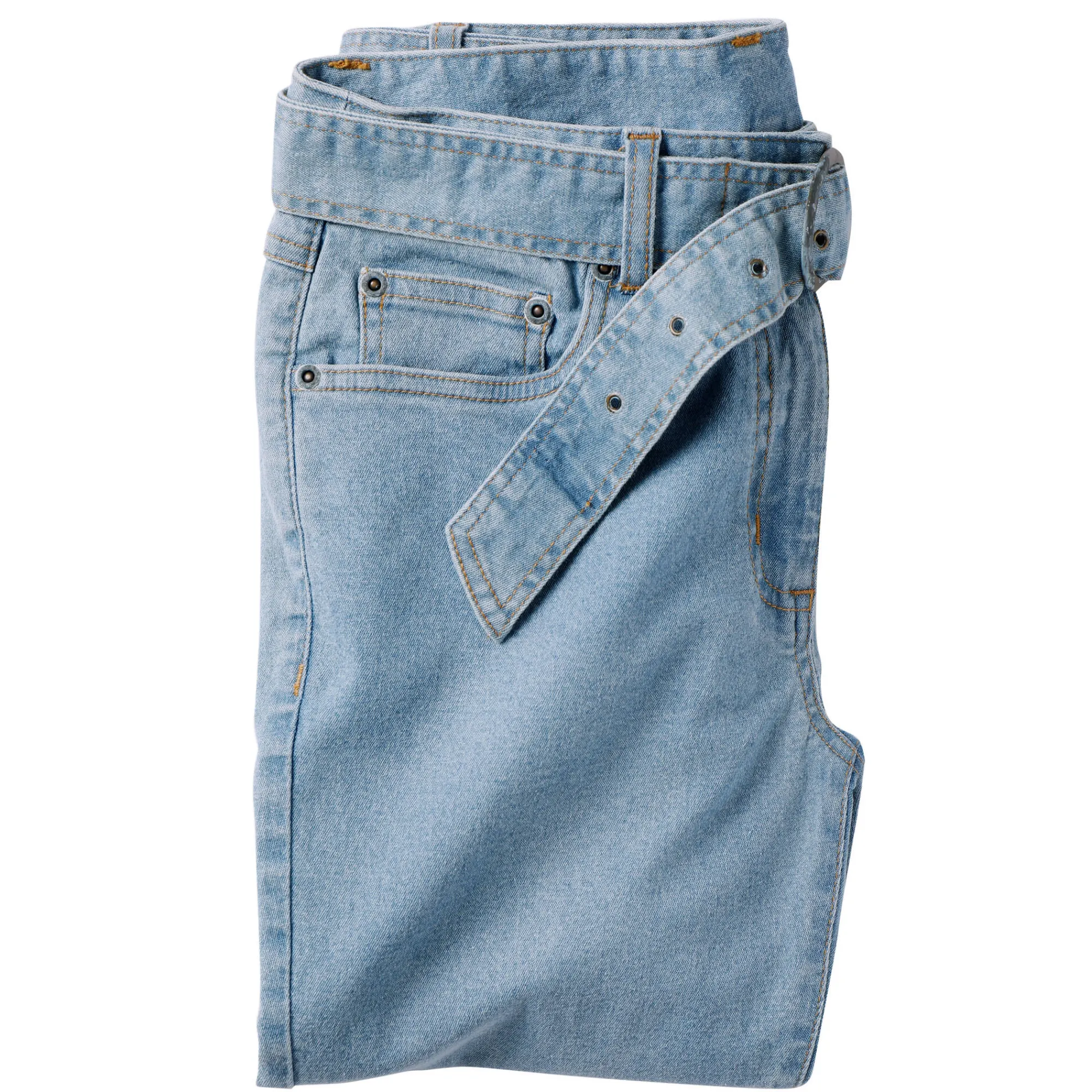 Jeans|Broek<Blancheporte Jeans voor kleine lengtes bleached