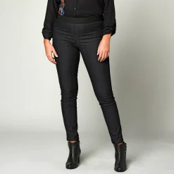 Jeans<Blancheporte Jegging in denim met elastische taille, grote lengte black