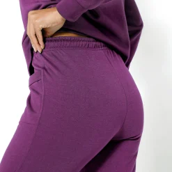 Broek<Blancheporte Joggingbroek paarsrood