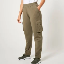 Broek<Blancheporte Joggingbroek in battlestijl kaki