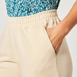 Broek<Blancheporte Joggingbroek in battlestijl zandkleur