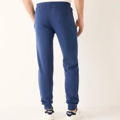 Broek<Blancheporte Joggingbroek met aangetrokken pijponderkanten, contrasterende details denim blauw
