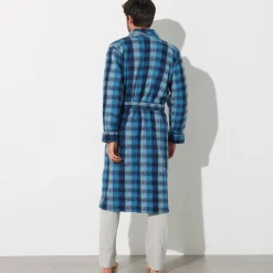 Pyjama En Kamerjas<Blancheporte Kamerjas Courtelle® blauw geruit