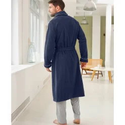 Pyjama En Kamerjas<Blancheporte Kamerjas in fleece marine