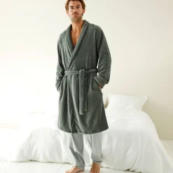 Pyjama En Kamerjas<Blancheporte Kamerjas met pluchetouch antraciet
