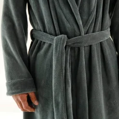 Pyjama En Kamerjas<Blancheporte Kamerjas met pluchetouch antraciet