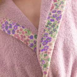 Badjas|Handdoek En Badlaken Kids<Colombine des petits Kinderbadjas met kap in katoenen badstof - 340 g/m² parma