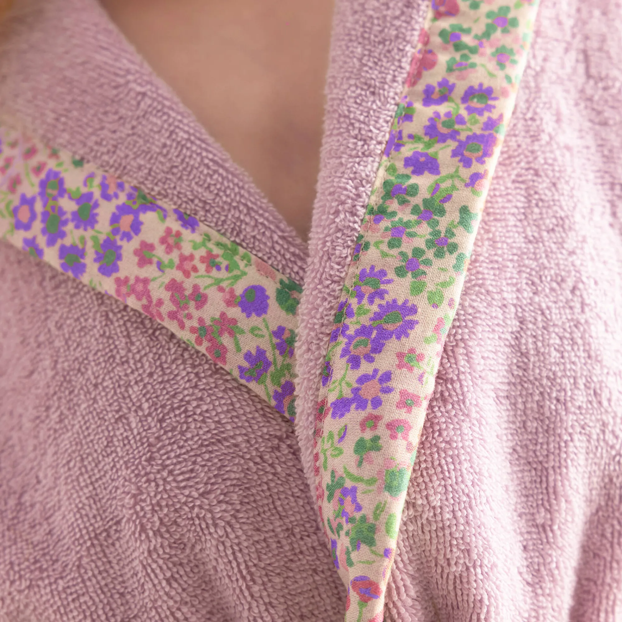 Badjas|Handdoek En Badlaken Kids<Colombine des petits Kinderbadjas met kap in katoenen badstof - 340 g/m² parma
