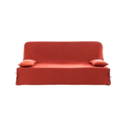 Zitbankhoes<Colombine Klikklakhoes in zeildoekstof terracotta