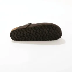 Schoenen|Schoenen Heren<Blancheporte Klompen in splitleer, LWG-certificering grijs