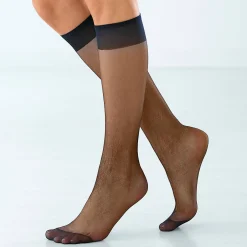 Panty’s, Kniekousen En Sokken<Blancheporte Kniekousen in mousse - set van 10 paar zwart