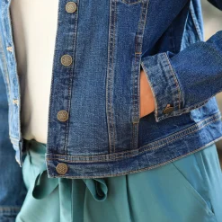 Jas En Mantel<Blancheporte Kort jasje in jeans stone