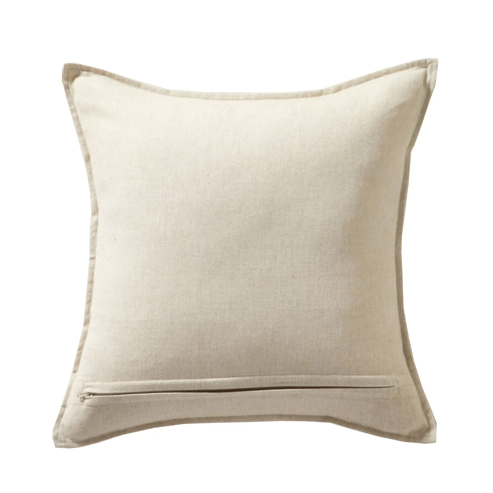 Kussen<Blancheporte Kussen met bladerenprint beige / marine