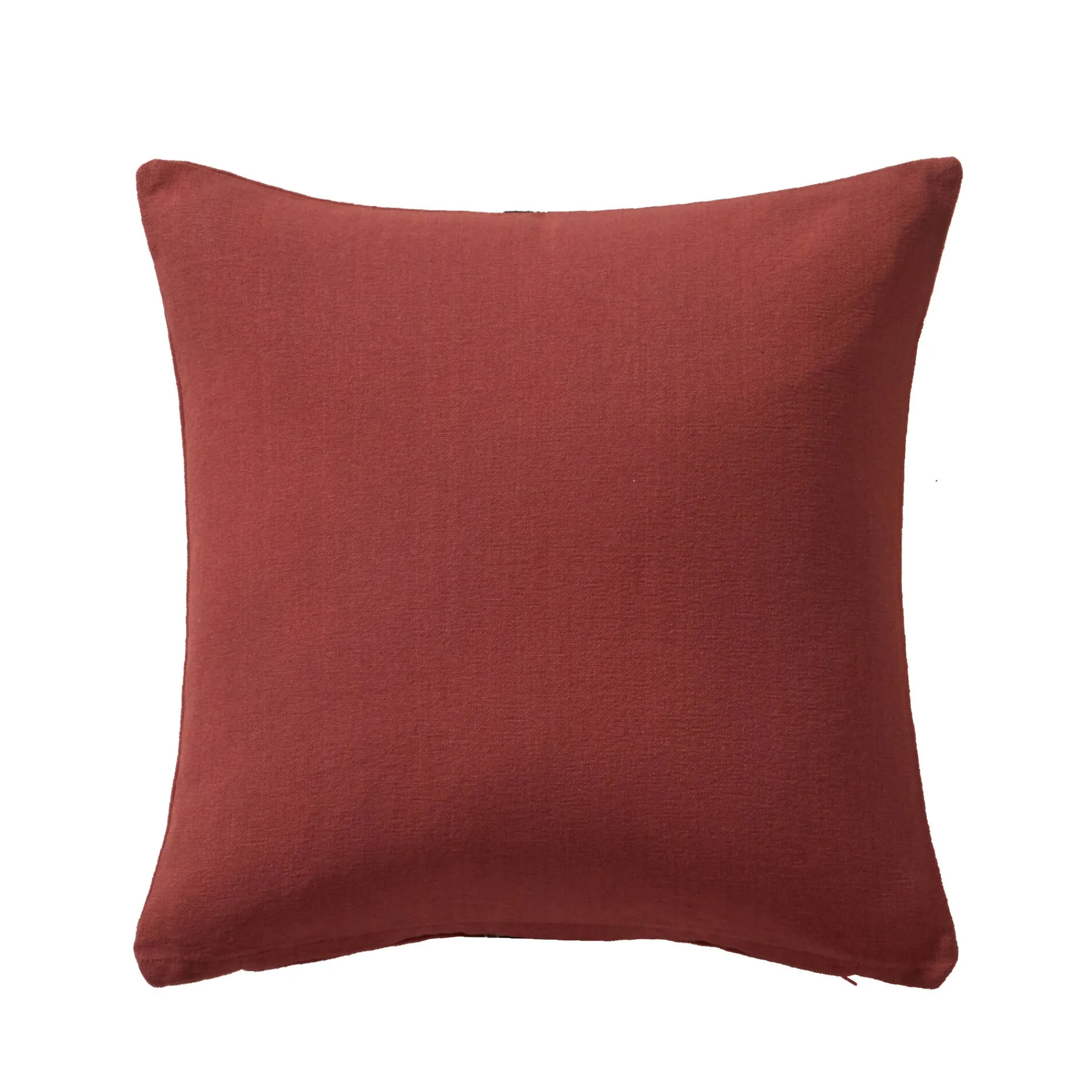 Kussen<Blancheporte Kussen met fantasiegalon terracotta
