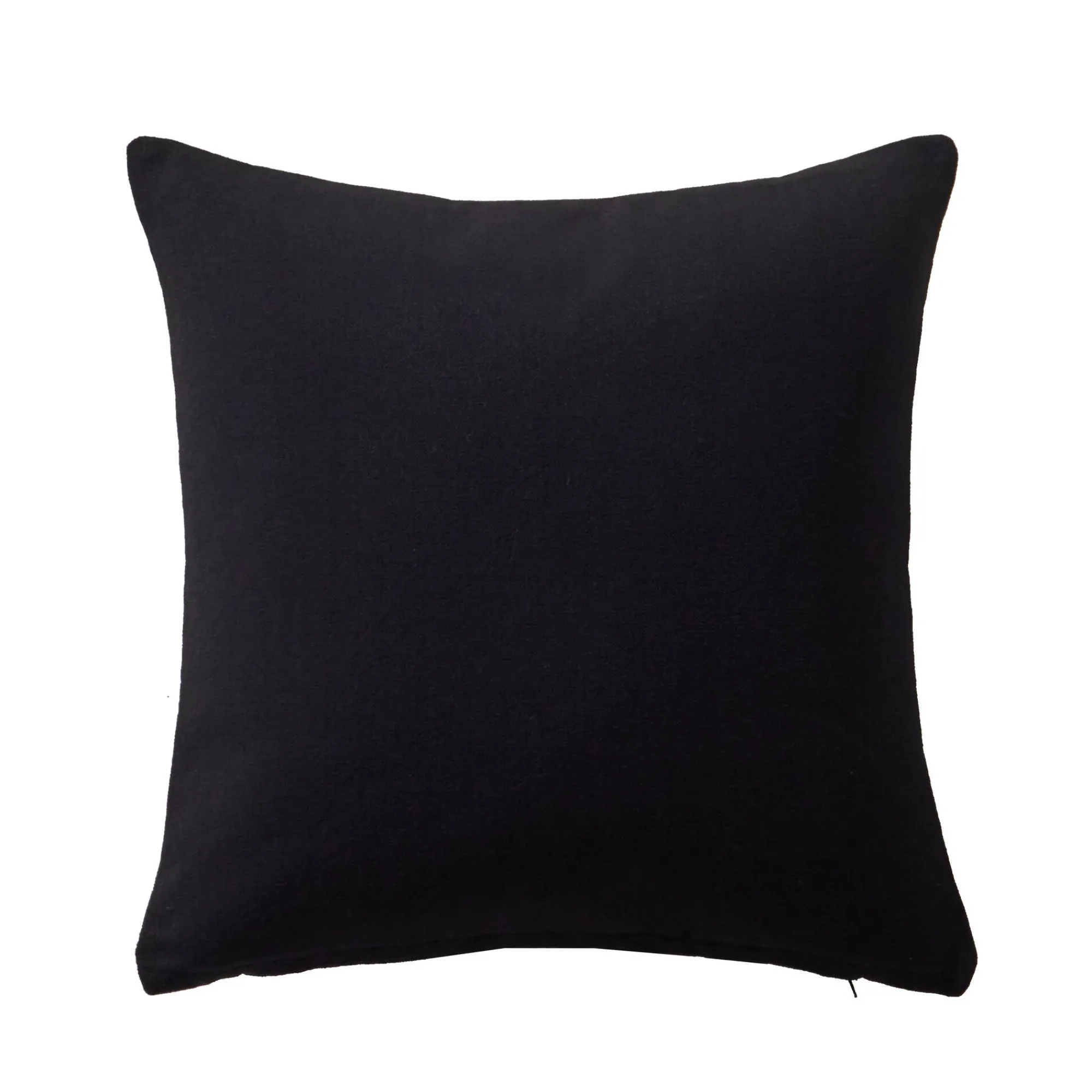 Kussen<Blancheporte Kussen met fantasiegalon zwart