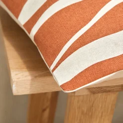 Kussen<Blancheporte Kussen met geometrische print terracotta / naturel