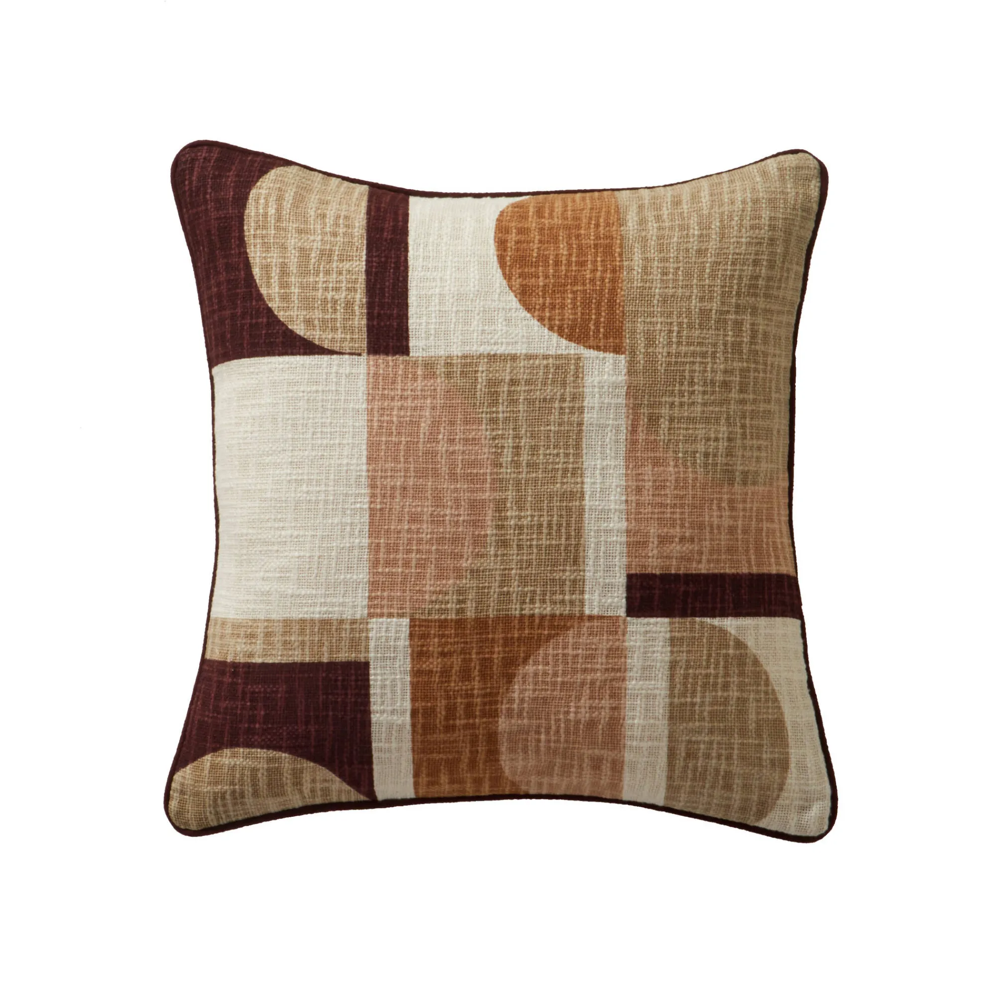 Kussen<Blancheporte Kussen met geometrische print taupe