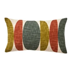 Kussen<Blancheporte Kussen met geometrische print ecru / groen